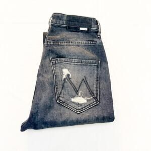 Mother Superior The Dazzler Shift Chew Of Cats and Kings Denim Jeans Size 26